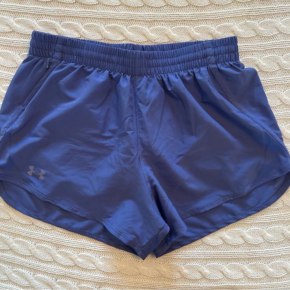 Under Armour Women's Blue Athletic Shorts, 3 inch inseam, size S